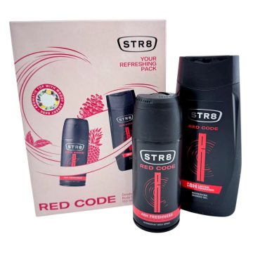   STR8 ajándékcsomag dezodor 150 ml + tusfürdő 250 ml Red Code - 11471