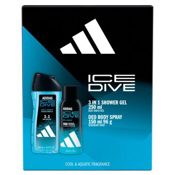   Adidas ajándék csomag deo 150 ml + tusfürdő 250ml Ice dive - 11489