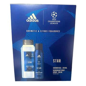   Adidas ajándék csomag, deo 150 ml + tusfürdő 250 ml ffi - 11494