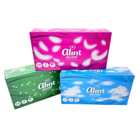 Alint dobozos papízsebkendő 100 db-os 2 rétegű - 11514