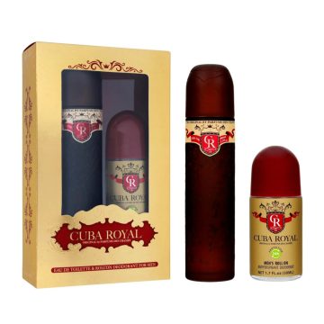   Cuba Royal ajándék szett, Férfi EDT 100 ml + 50 ml-es dezodor, 11522
