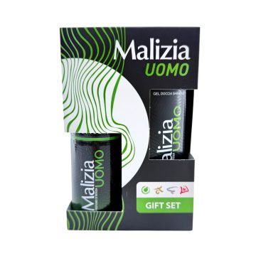   Malizia Uomo Vetyver Ajándékcsomag, 150 ml dezodor + 250 ml tusfürdő-sampon, 11625