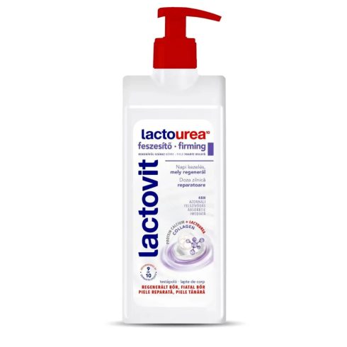 Lactovit Lactourea, feszesítő testápoló, 400 ml, 11678