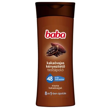 Baba, kakaóvajas kényeztető testápoló, 400 ml, 11726