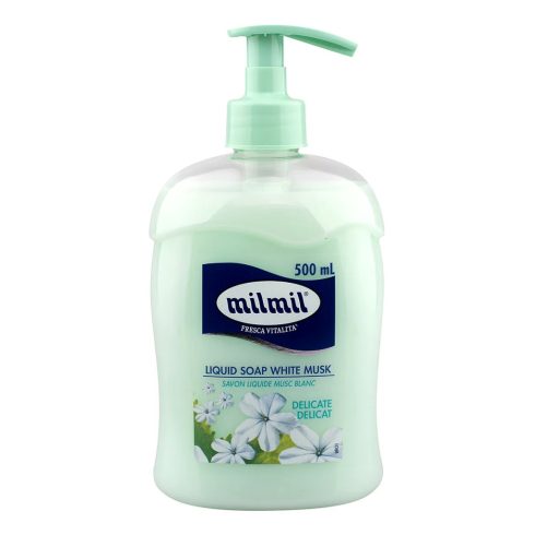Mil Mil, Fehér pézsma folyékony szappan, 500 ml, 11781