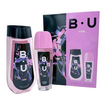   B.U. ajándékcsomag natural spray 75 ml + tusfürdő 250 ml Vibe - 11910