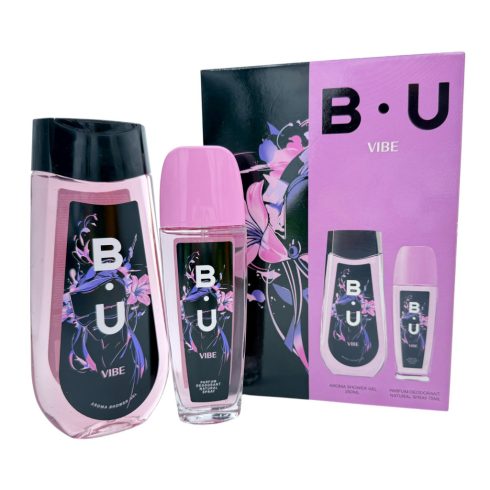 B.U. ajándékcsomag natural spray 75 ml + tusfürdő 250 ml Vibe - 11910