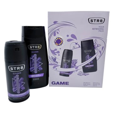   STR8 ajándékcsomag dezodor 150 ml + tusfürdő 250 ml Game - 11915