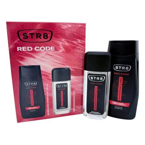 STR8 ajándékcsomag natural spray 85 ml + tusfürdő 250 ml Red Code - 11916