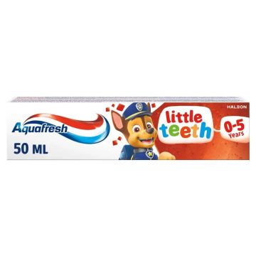   Aquafresh, Mancs őjráratos gyermek fogkrém, little teeth, 50 ml, 11943