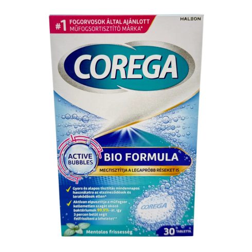 Corega bio formula antibakteriális műfogsor tisztító - 11944