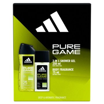    Adidas ajándék csomag natural spray 75 ml + tusfürdő 250ml Pure game - 11974