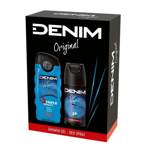 Denim Original Ajándékcsomag, 150 ml dezodor + 250 ml tusfürdő, 12004