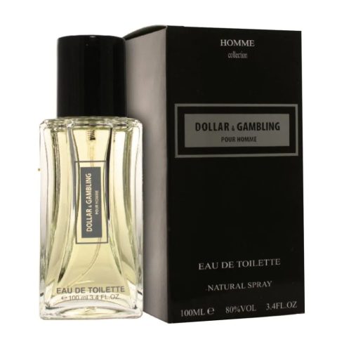 Homme Collection EDT Férfi parfüm, Dollar & Gambling, 100 ml, 12149
