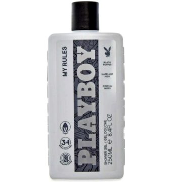 Playboy Férfi tusfürdő, 250 ml, My Rules, 12184