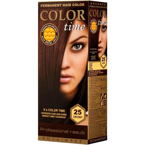 Color Time hajfesték, 25, gesztenye, 12190