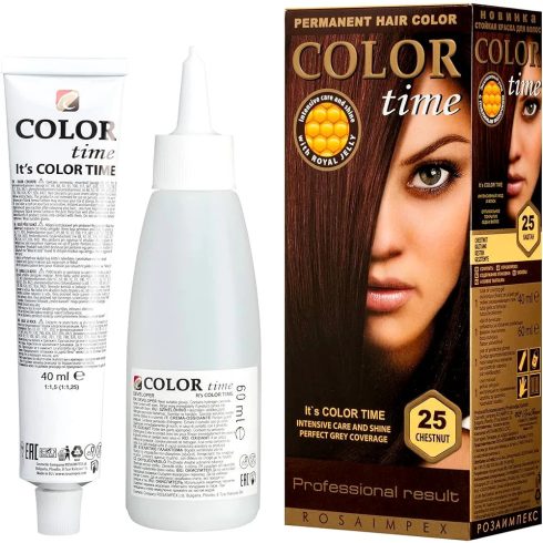Color Time hajfesték, 25, gesztenye, 12190
