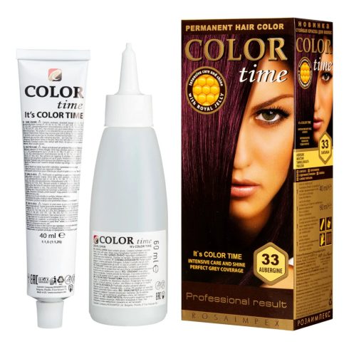 Color Time hajfesték, 33, padlizsán, 12191