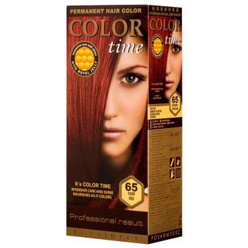 Color Time hajfesték, 65, tűzvörös, 12193