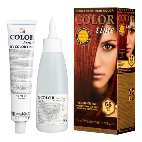 Color Time hajfesték, 65, tűzvörös, 12193