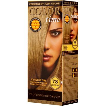 Color Time hajfesték, 78, világos szőke, 12196