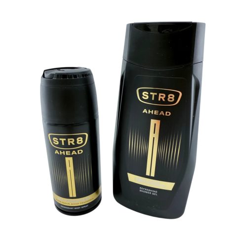 STR8 Ahead Ajándékcsomag, 150 ml dezodor + 250 ml tusfürdő, 12220