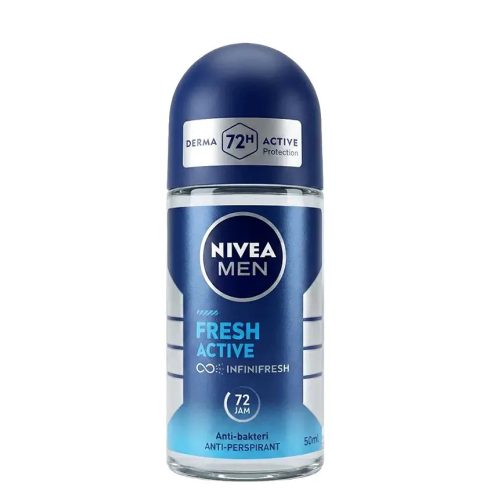 Nivea, golyós férfi dezodor, Fresh Active, 50 ml, 12259