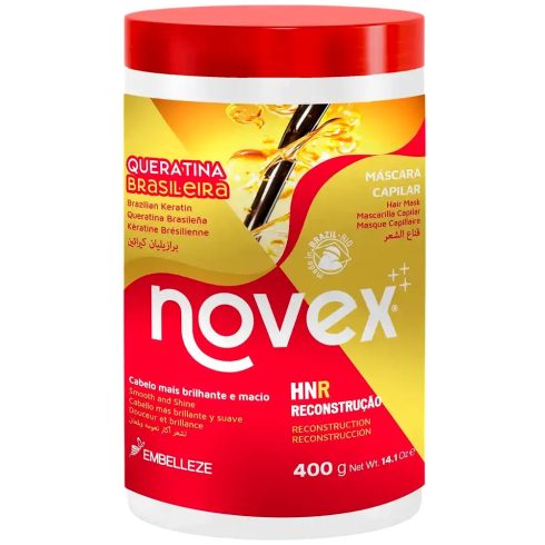 Novex, Brazilian Keratin Hajpakoló, 400 gramm, 12288