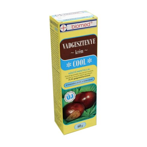 Biomed Vadgesztenye krém, cool, 60 g, 12328