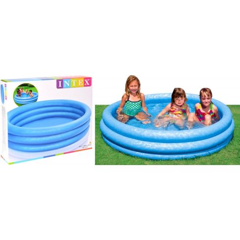 Intex - kristály kék medence - 168 x 38 cm - 12796