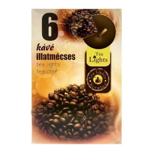 Illatmécses, 6 darabos szett, kávés, 14269