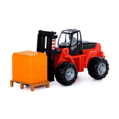 Polesie Targonca építőkockákkal hálóban, 48 cm, 16089