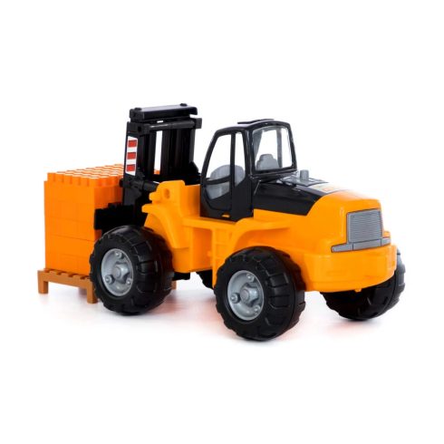 Polesie Targonca építőkockákkal hálóban, 48 cm, 16089