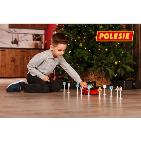 Polesie Közlekedési jelzőtáblák zacskóban, 20 darabos csomag, 16149