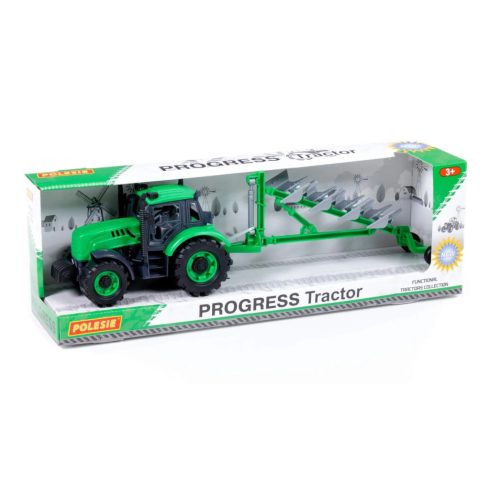 Polesie farmtraktor ekével, 44 cm, 16151