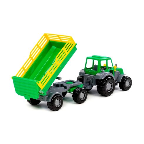 Polesie Farmtraktor pótkocsival, 43 cm, 16155