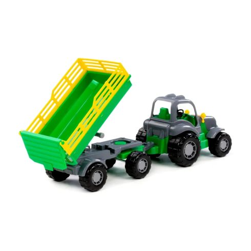 Polesie Farmtraktor pótkocsival, 41 cm, 16159