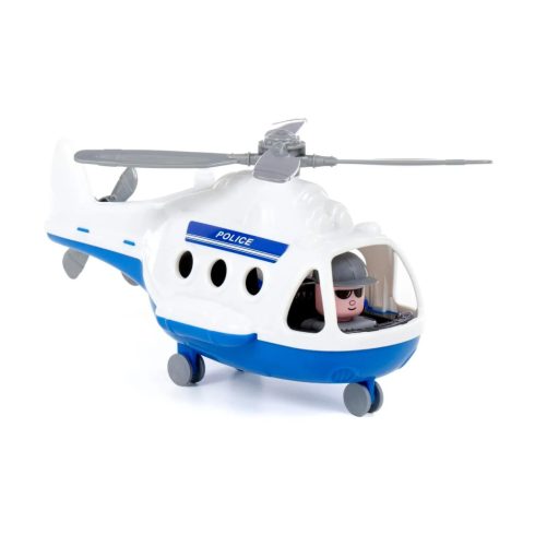 Polesie Alpha Rendőrségi helikopter hálóban, 29 cm, 16163