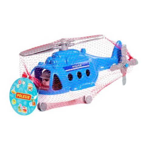 Polesie Alpha Rendőrségi helikopter hálóban, 29 cm, 16163