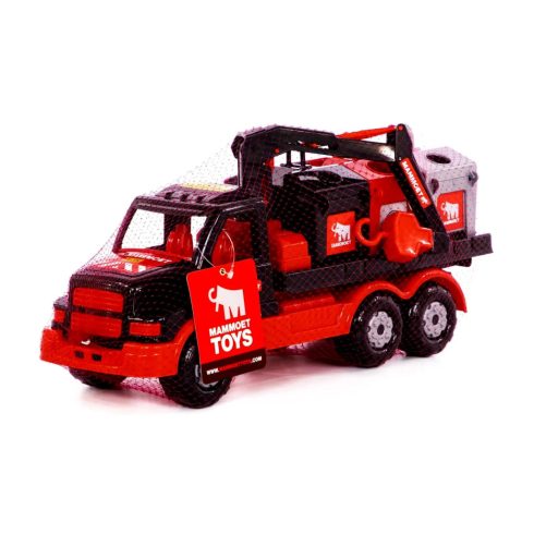 Polesie Mammoet szelektív kukásautó hálóban, 47 cm, 16198