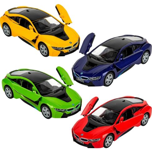 Kinsmart fém autó modell, BMW I8, 17125
