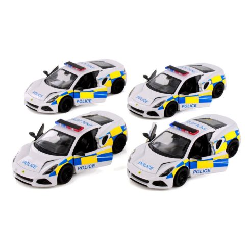 Kinsmart fém autó modell, Lotus Emira, Police, 17126