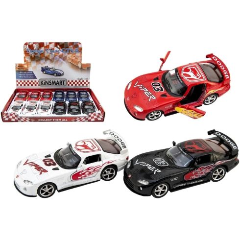 Kinsmart fémautó modell, Dodge Viper GTS-R, 17150
