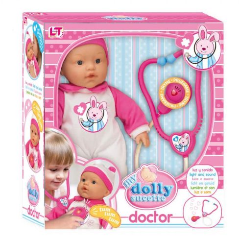 Loko baba világító sztetoszkóppal 37 cm - 18157