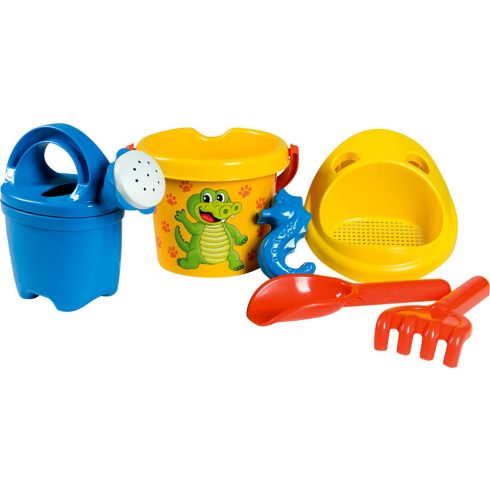 Krokodilos homokozó szett - 13 x 23 cm - 18302