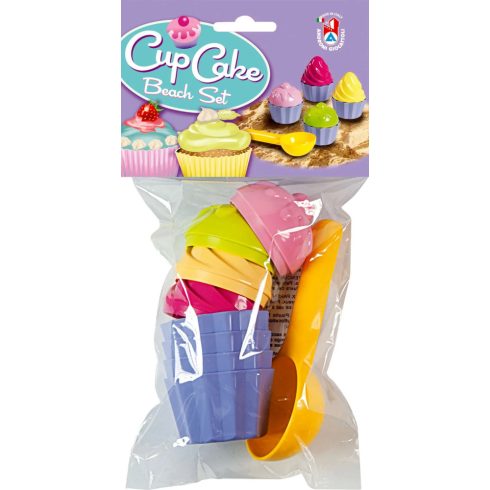 Muffin homokozó játékszett zacskóban, 18310