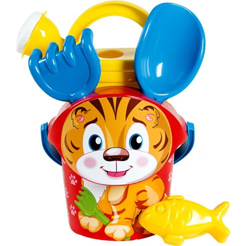 Tigrises homokozó szett - 13 x 23 cm - 18411