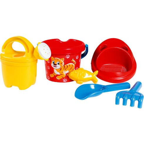 Tigrises homokozó szett - 13 x 23 cm - 18411