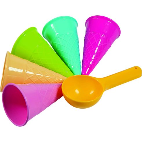 Fagylaltos homokozó játékszett zacskóban, 18428