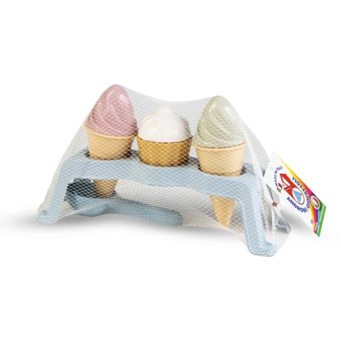 Homokozó játékszett, fagylalt hálóban, 18461